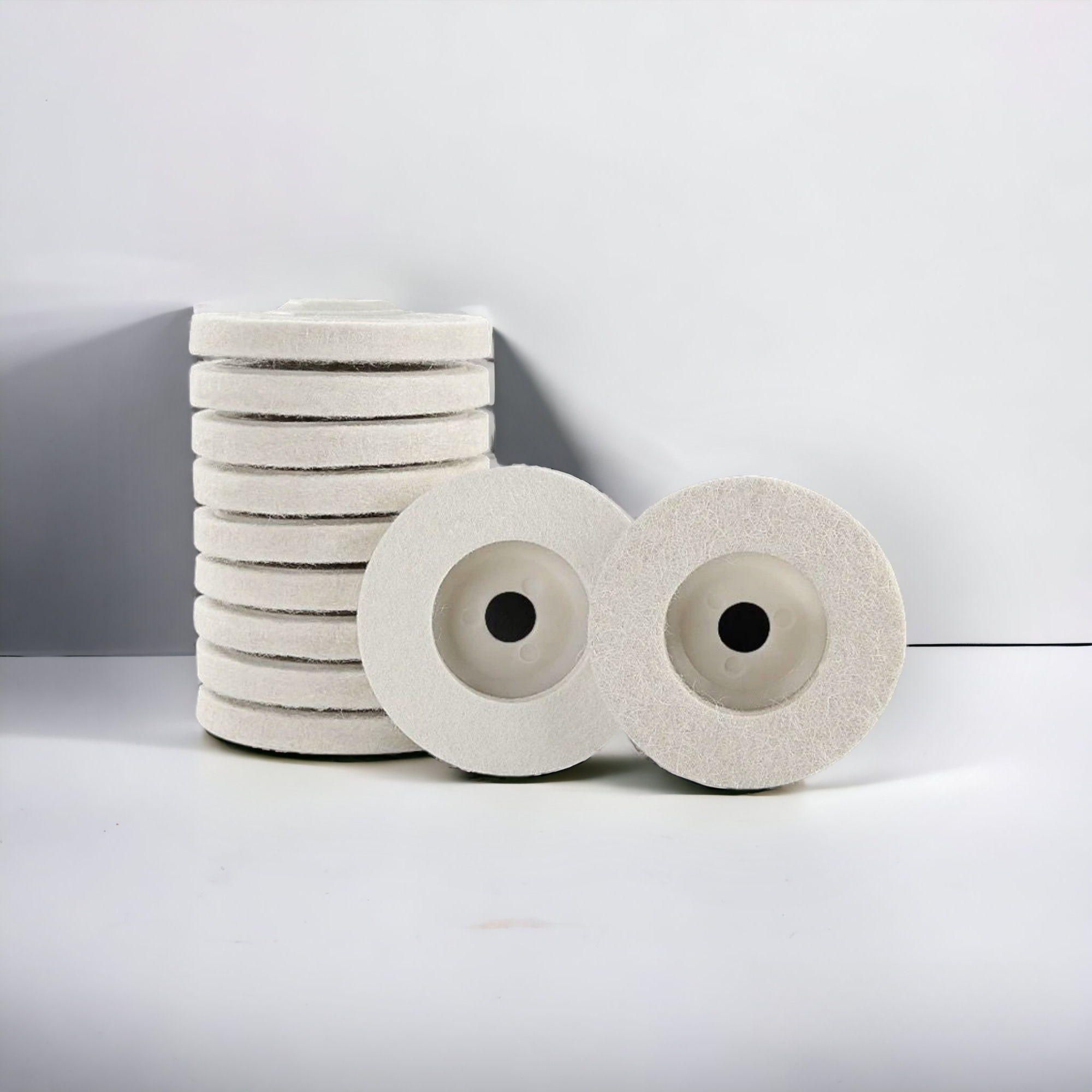 40 Pièces Feutre De Laine Meulage Tête De Ponçage Roue De Polissage Abrasive 25m