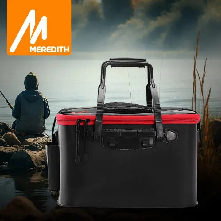 Seau De Pêche Pliable Étanche 23L Ou 28L - Seau à Vif Sac à Eau Pour Camping Et Pêche