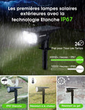 Lot de 2 <br> Projecteurs LED Solaires
