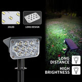 Lot de 2 <br> Projecteurs LED Solaires