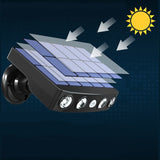Lampe puissante solaire rotative