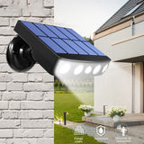 Lampe puissante solaire rotative
