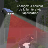 Lampe puissante solaire rotative