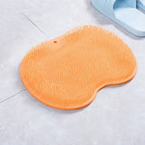 Brosse de douche en silicone à ventouse