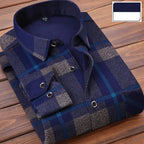Chemise à carreaux vintage épaisse et chaude