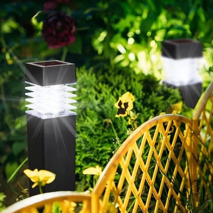 Lampes LED à énergie solaire étanches pour le jardin [Lot de 2]