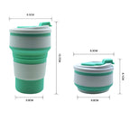 Lot de 2 Tasses à café pliables