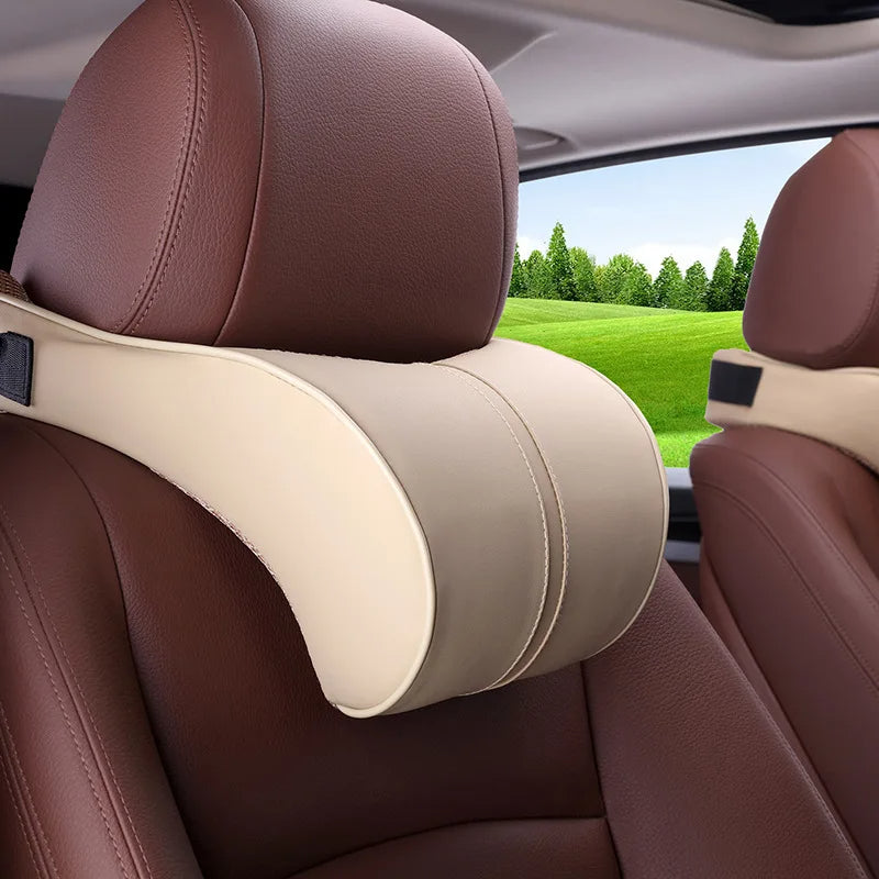Car pillow relieves neck