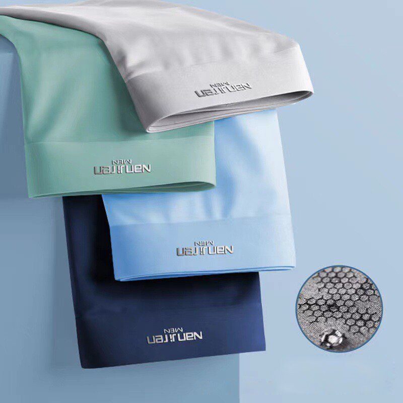 Pack of 4 Anti-Bacterial Ice Silk Boxers