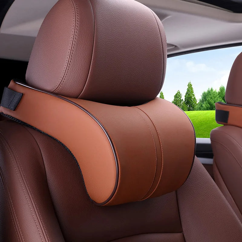 Car pillow relieves neck