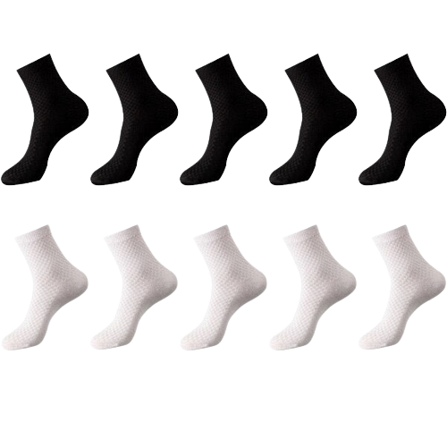5x Noir & 5x Gris clair