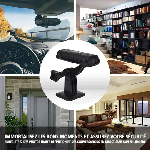 Caméra de sécurité wifi sans fil avec bras pliable
