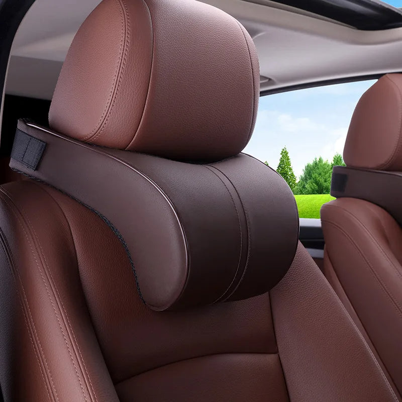 Car pillow relieves neck