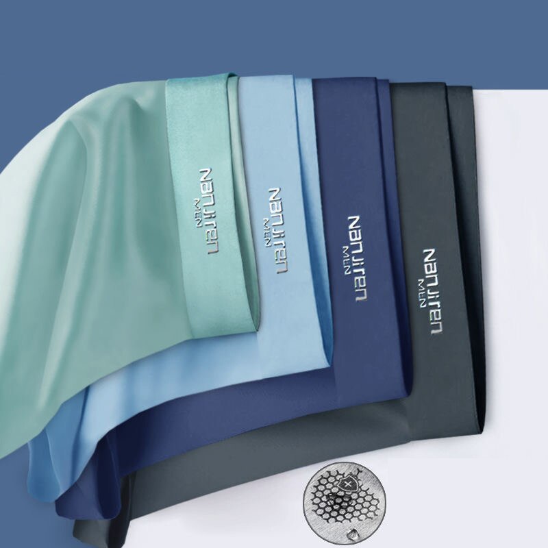 Pack of 4 Anti-Bacterial Ice Silk Boxers