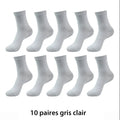 10 paires gris clair / EUR 38-42,10 paires gris clair / EUR 42.5-46