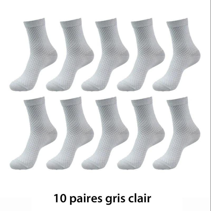 10 paires gris clair / EUR 38-42,10 paires gris clair / EUR 42.5-46