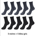 5 noirs 5 gris bleus / EUR 38-42,5 noirs 5 gris bleus / EUR 42.5-46