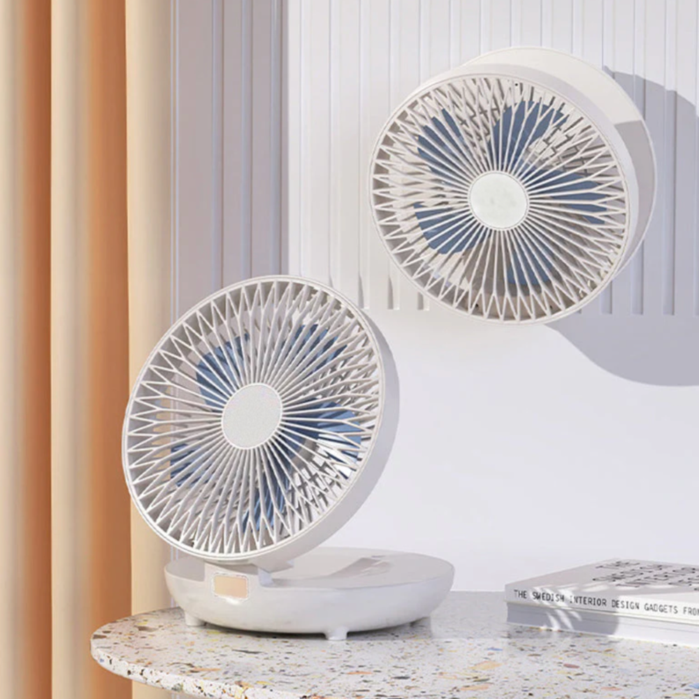 Ventilateur Mural à Clapet Pivotant et Fixable