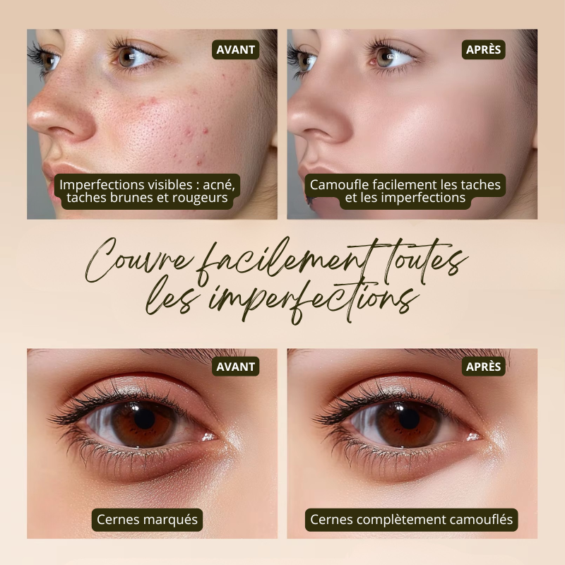 Correcteur ULTRA Couvrant Anti-Cernes Longue Tenue + Pinceau OFFERT