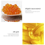Masque pour les yeux au caviar d'or