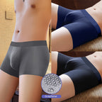 Lot de 4 Boxer en soie glacée anti bactérien