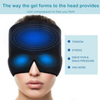 Bonnet en gel anti maux de tête