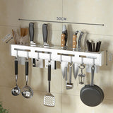 Porte-couteau mural en acier inoxydable