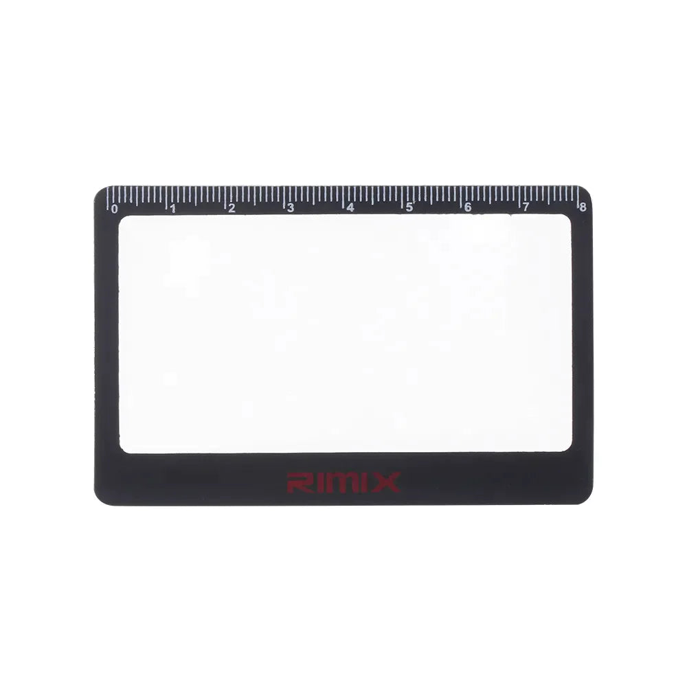 Mini loupe carte ultra-fine avec règle 1 ACHETÉ = 1 OFFERTE