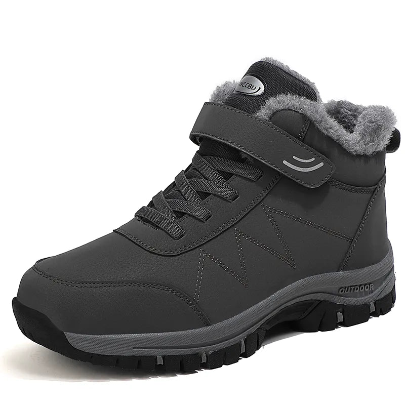 Bottines Fourrées Unisexes - Velcro Réglable