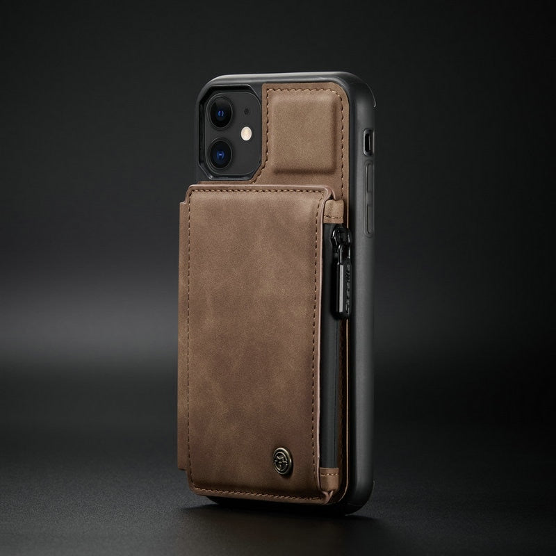 Coque portefeuille pour IPhone - Protection anti-piratage