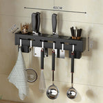 Porte-couteau mural en acier inoxydable