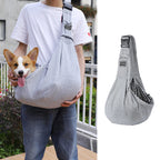 Sac bandoulière de transport pour animaux