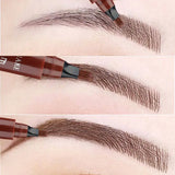 BROW PEN - Stylo feutre à sourcils 4 pointes précises - 1 ACHETÉ = 1 OFFERT