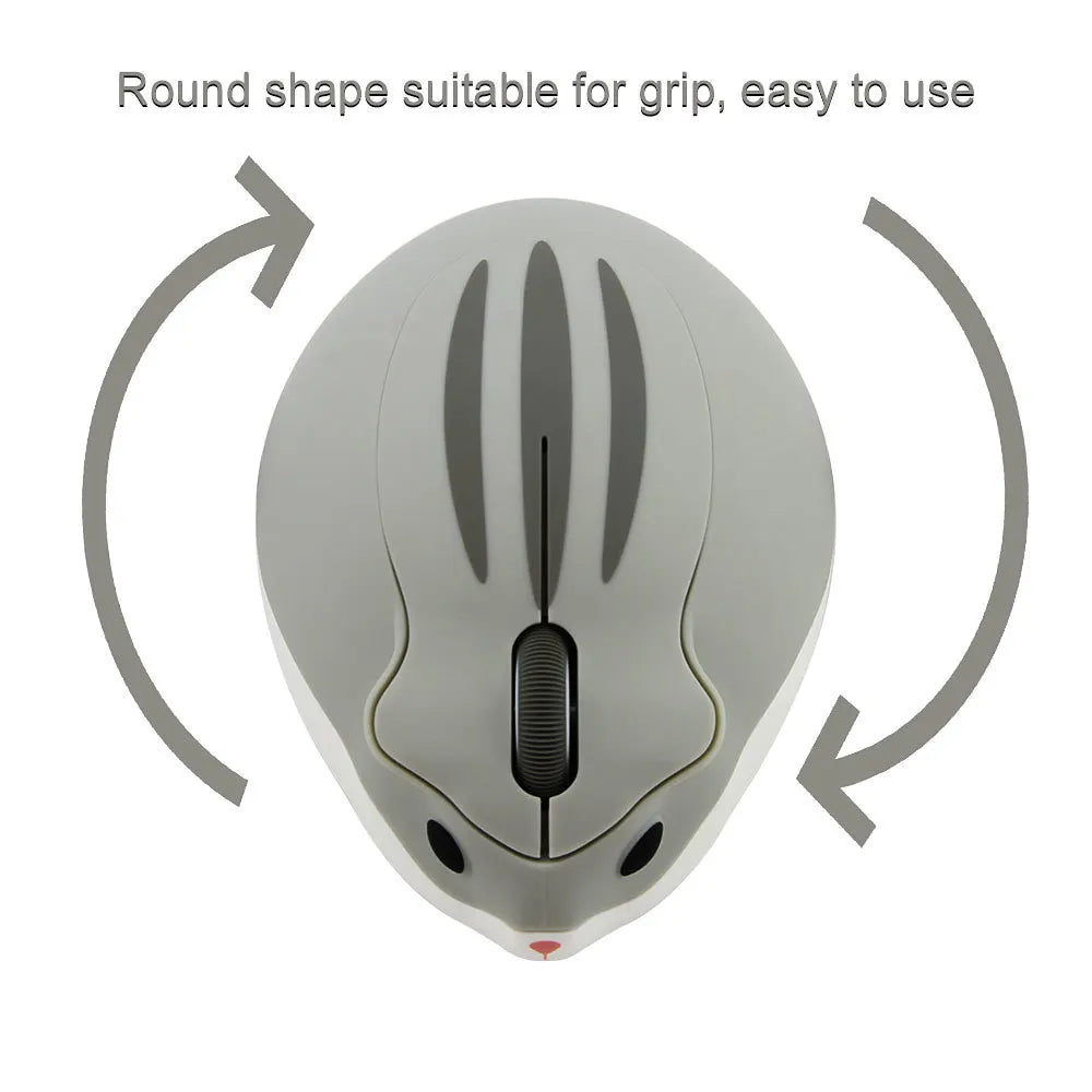 Souris Sans Fil Hamster 2,4 GHz – Mini Souris Ergonomique 1200 DPI pour PC et Portable