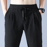Pantalon Homme Été - Lin & Soie Glacée