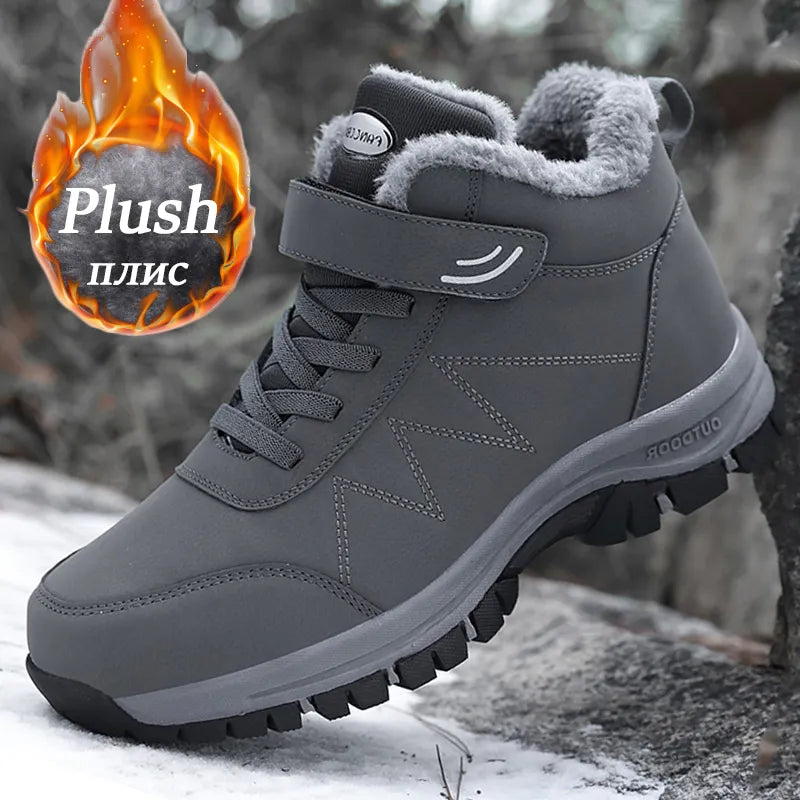 Bottines Fourrées Unisexes - Velcro Réglable