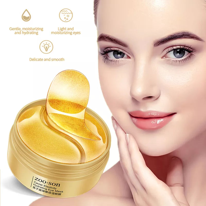 Masque pour les yeux au caviar d'or