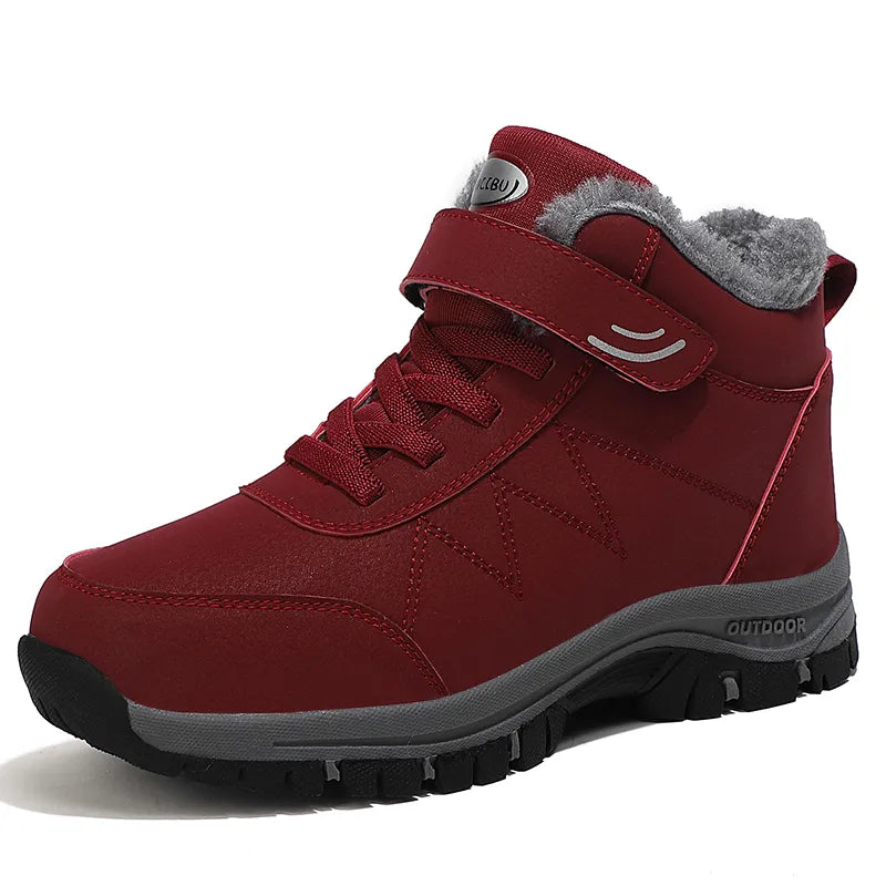 Bottines Fourrées Unisexes - Velcro Réglable