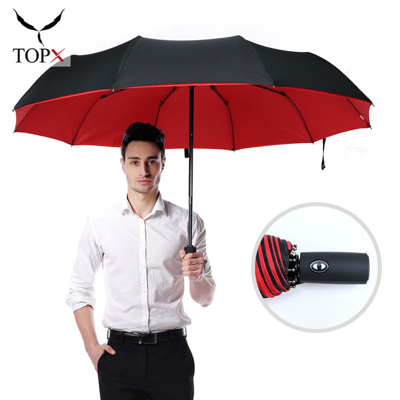 Parapluie XXL double couche et coupe-vent