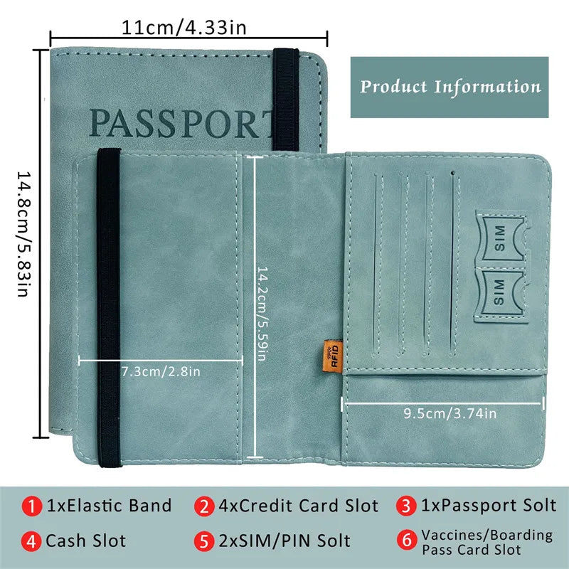 Couvertures de passeport vintage