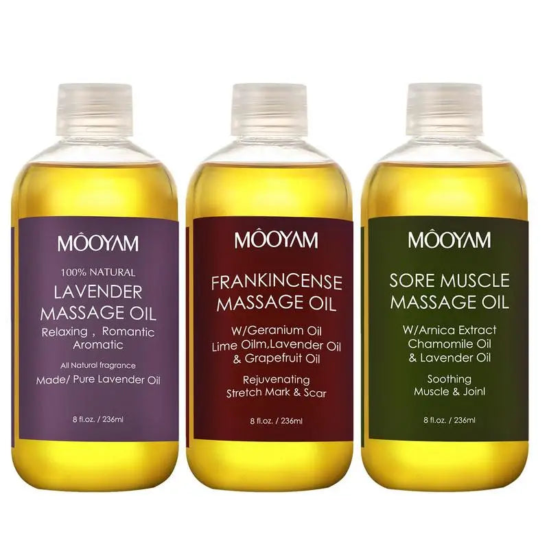 Huile de massage hydratante anti-âge pour le corps, huile essentielle