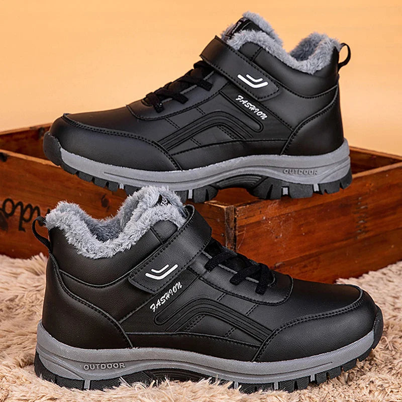Bottines Fourrées Unisexes - Velcro Réglable