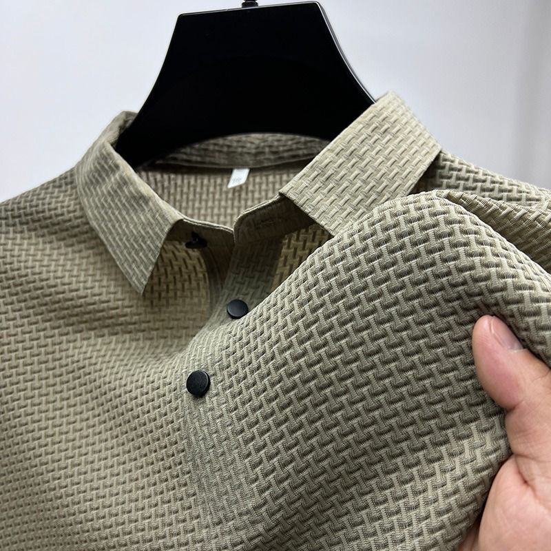 Polo de punto calado transpirable - Hombre