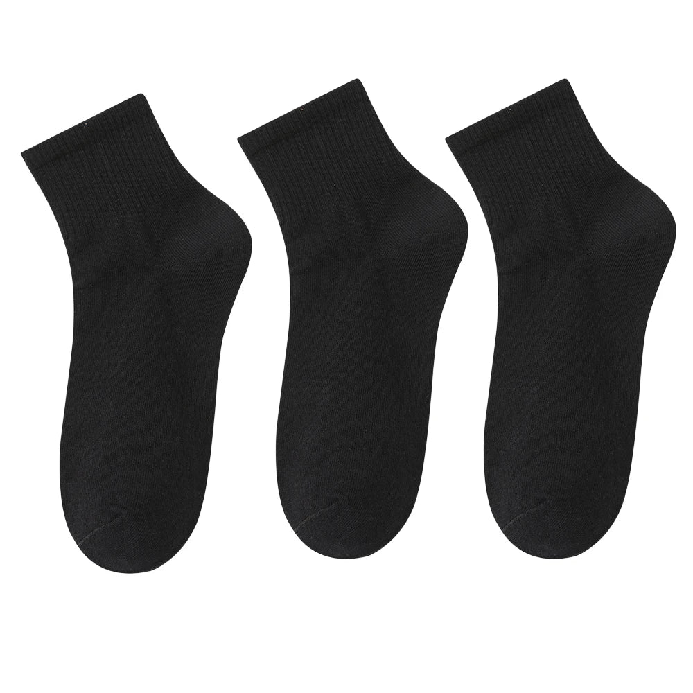 Lot de 3 paires de Chaussettes Courtes Confort & Douceur – 100% Coton