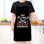 Tablier de BBQ "Le Roi du Barbecue" - Idée Cadeau