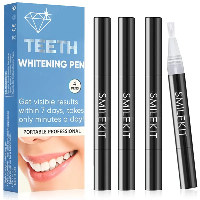 4 Stylos Magiques dents blanches