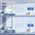 Ventilateur portable sans fil avec clips — silencieux