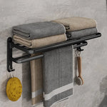 Support de serviette pliant en aluminium