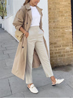Pantalon taille haute pour femme