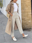 Pantalon taille haute pour femme